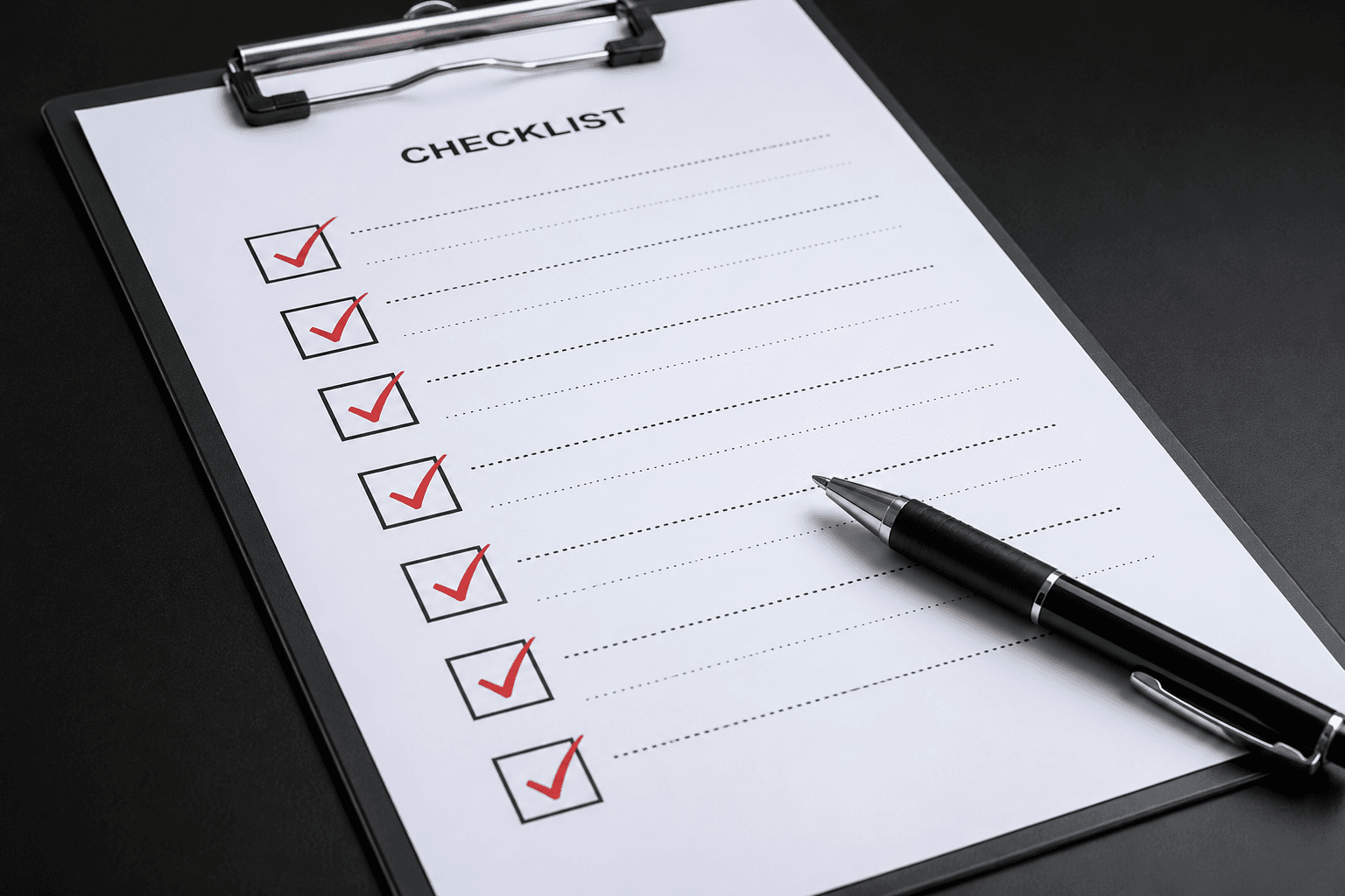 Checklist de conformidade e adequação técnica