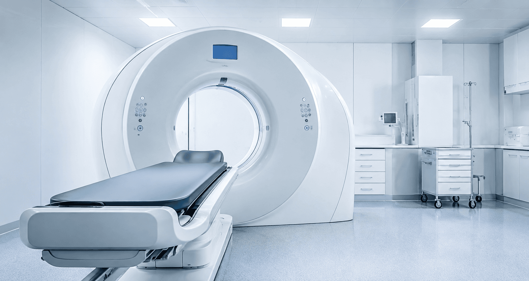 Tomógrafo computadorizado em ambiente hospitalar