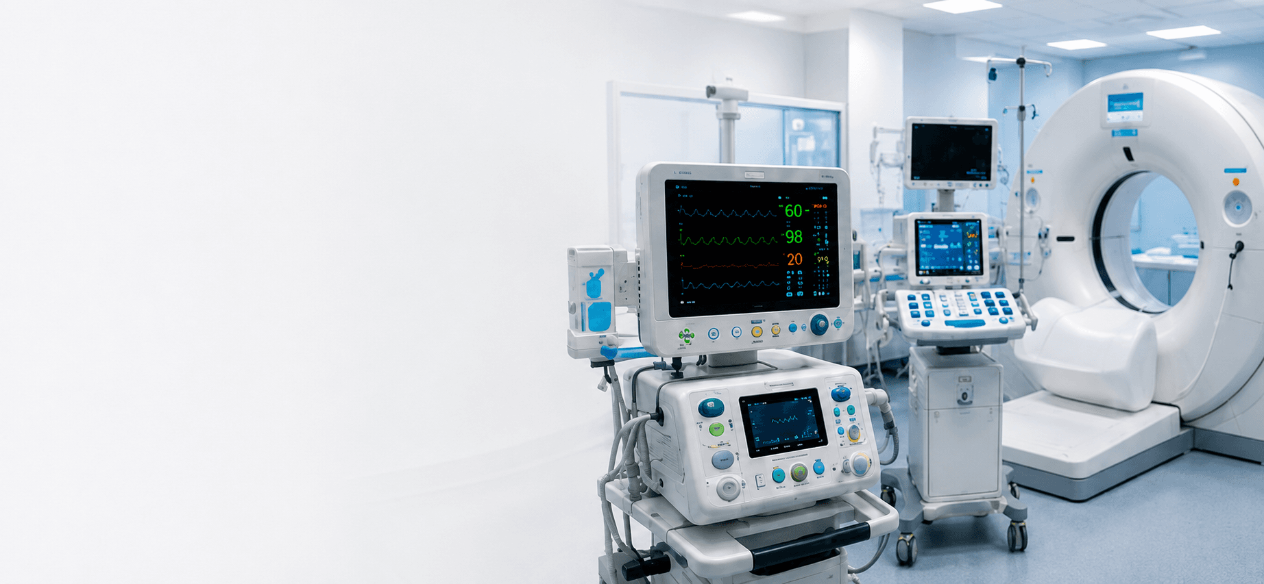 Equipamento de diagnóstico por imagem em ambiente hospitalar